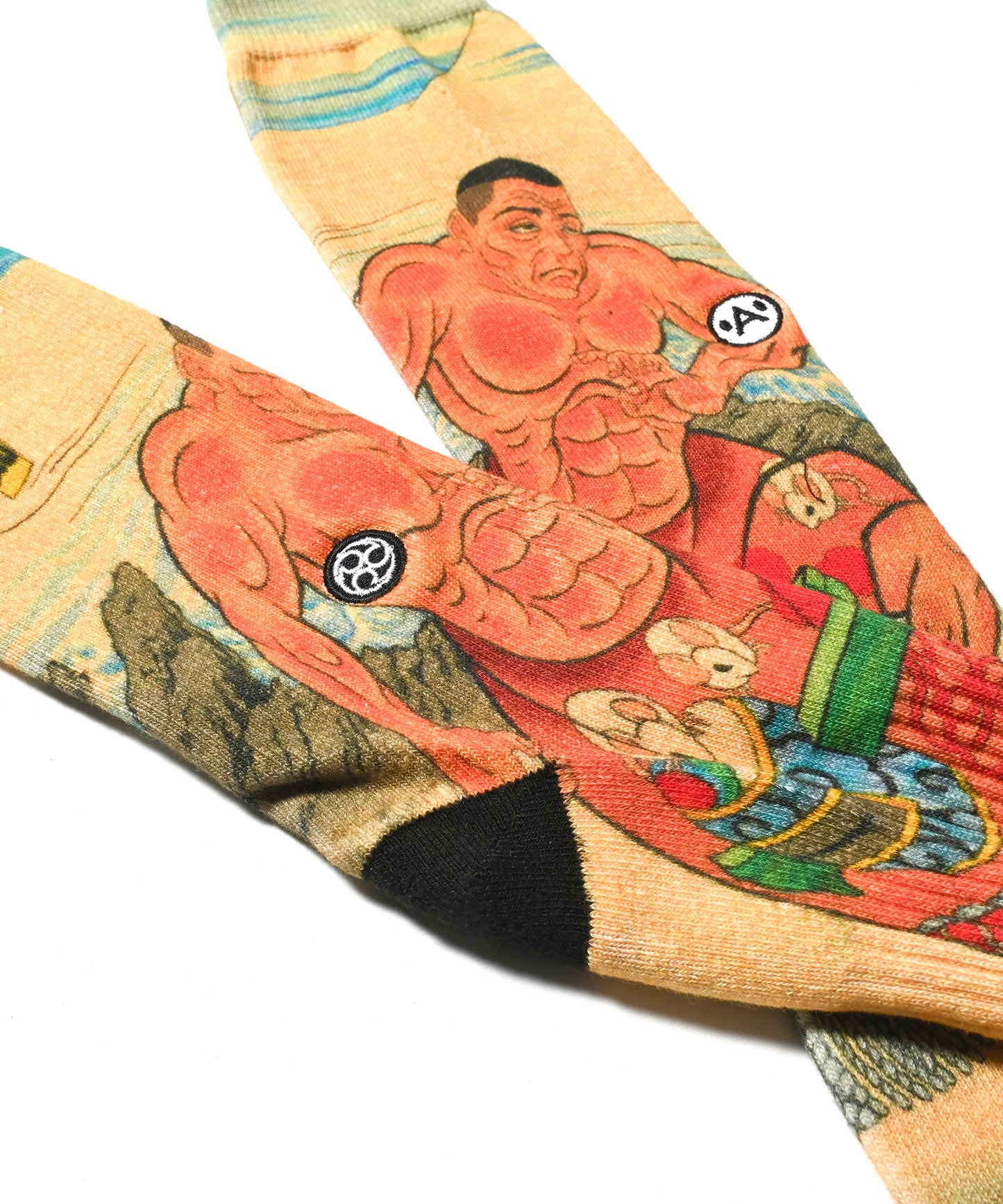 A-KILLER × THREE TIDES TATTOO × GRAPPLER BAKI SOCKS 渋川剛気 bkakttt-008