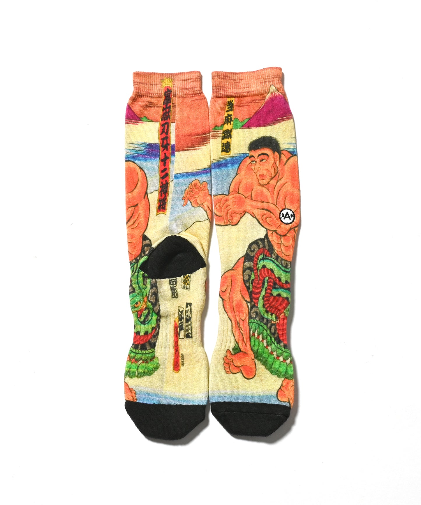 A-KILLER × THREE TIDES TATTOO × GRAPPLER BAKI SOCKS 当麻蹴速 bkakttt-009