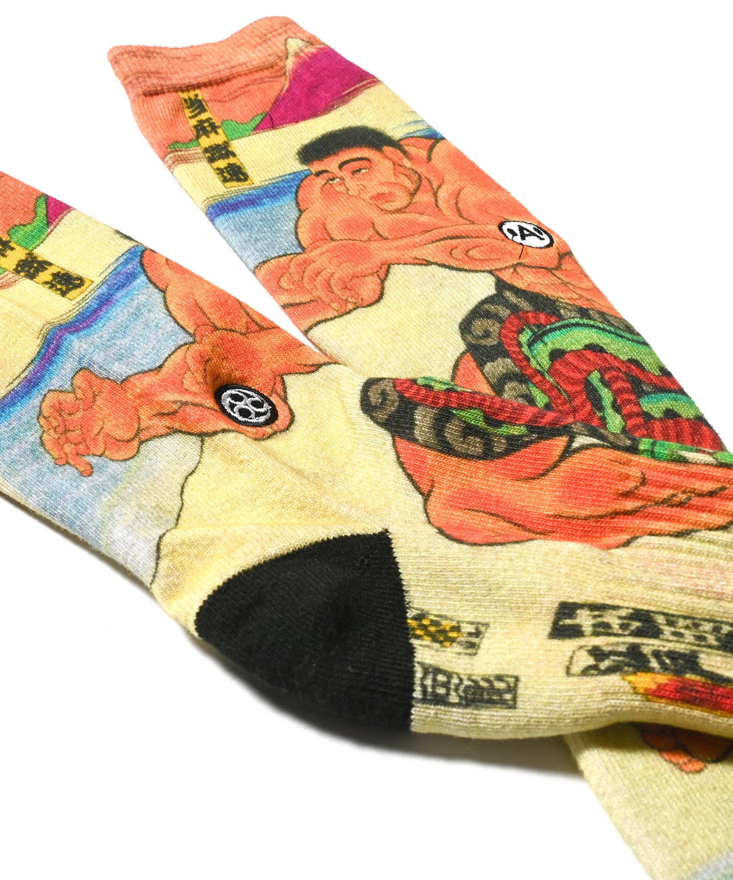 A-KILLER × THREE TIDES TATTOO × GRAPPLER BAKI SOCKS 当麻蹴速 bkakttt-009