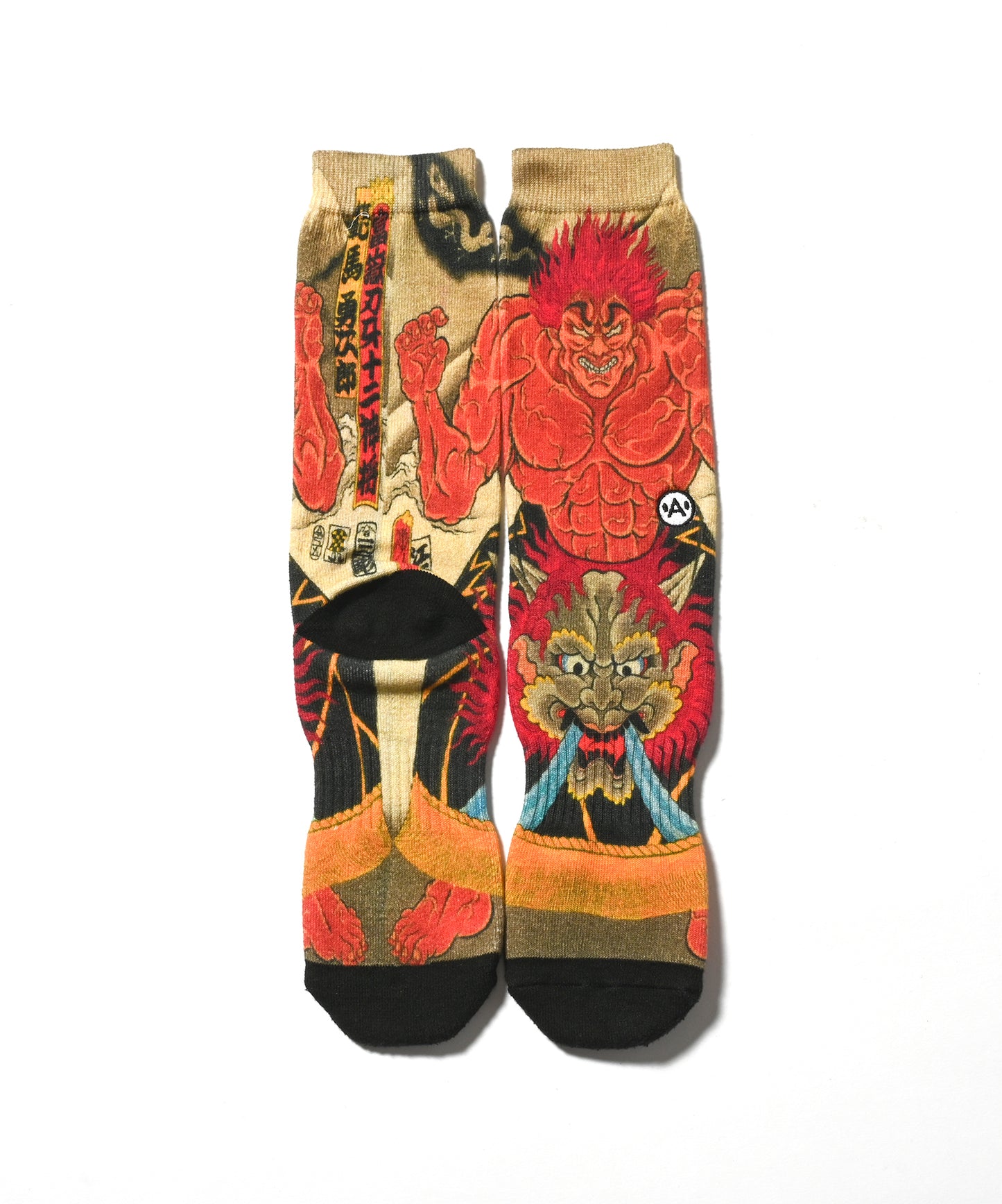 A-KILLER × THREE TIDES TATTOO × GRAPPLER BAKI SOCKS 範馬勇次郎 bkakttt-011