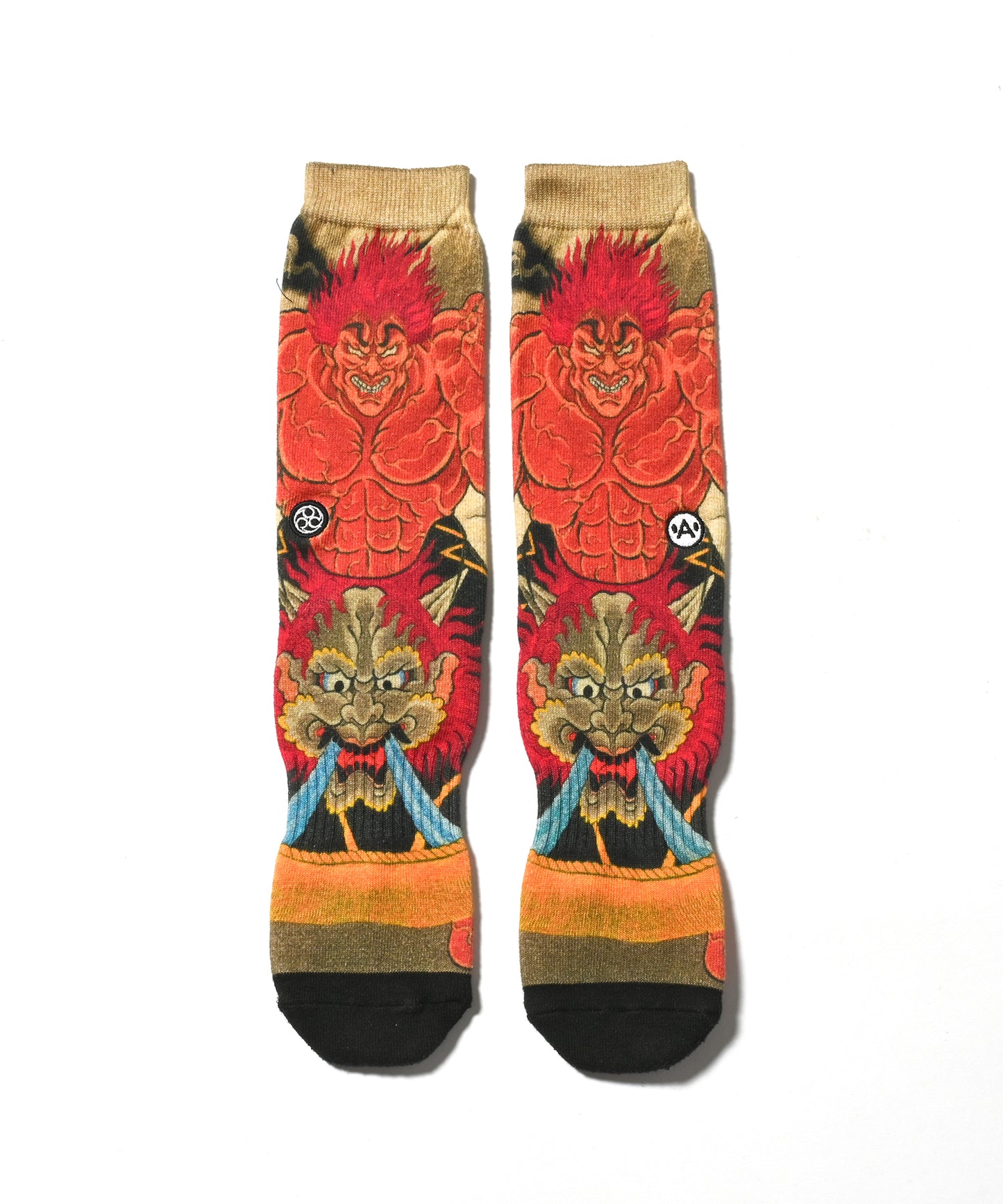 A-KILLER × THREE TIDES TATTOO × GRAPPLER BAKI SOCKS 範馬勇次郎 bkakttt-011