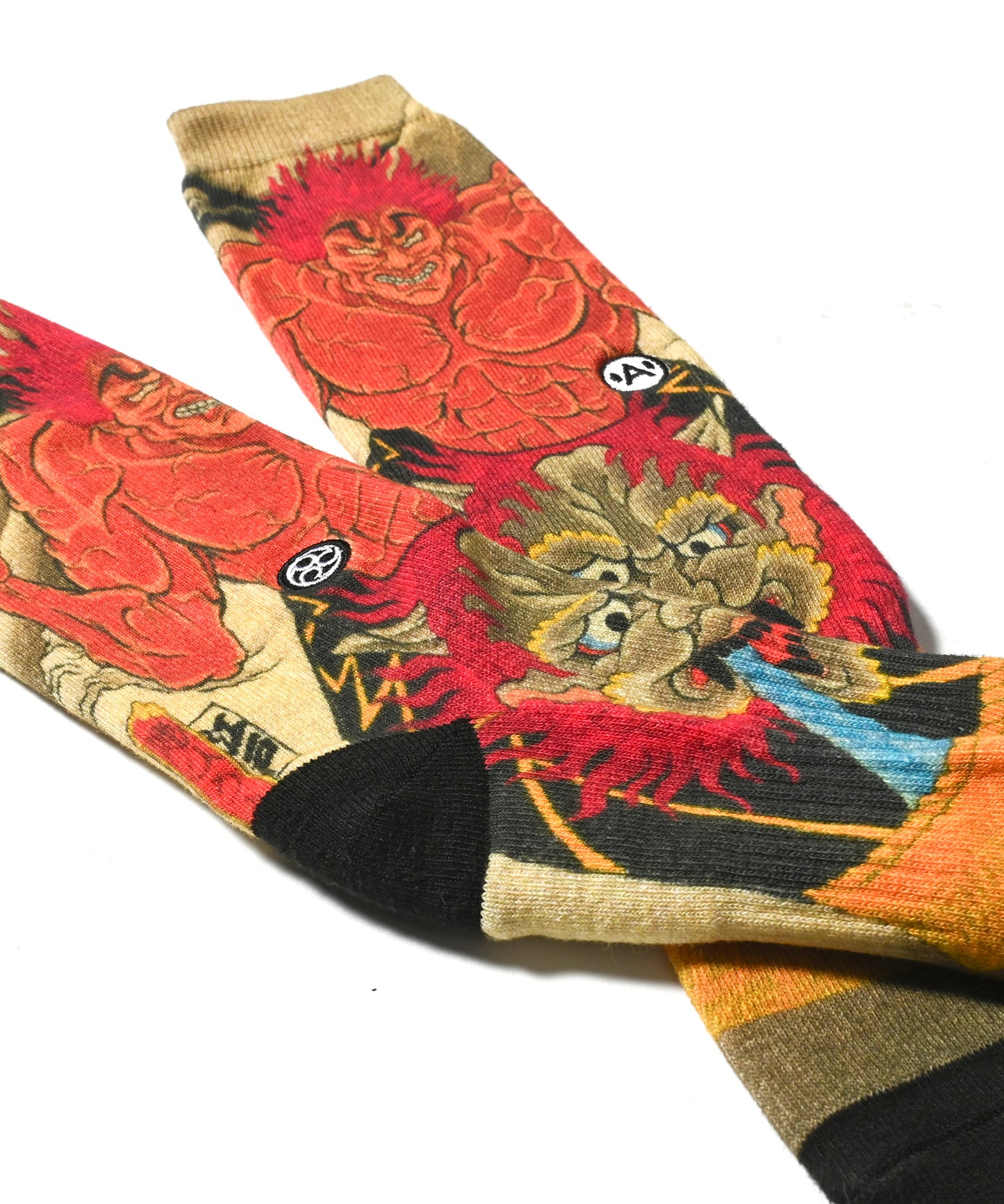 A-KILLER × THREE TIDES TATTOO × GRAPPLER BAKI SOCKS 範馬勇次郎 bkakttt-011
