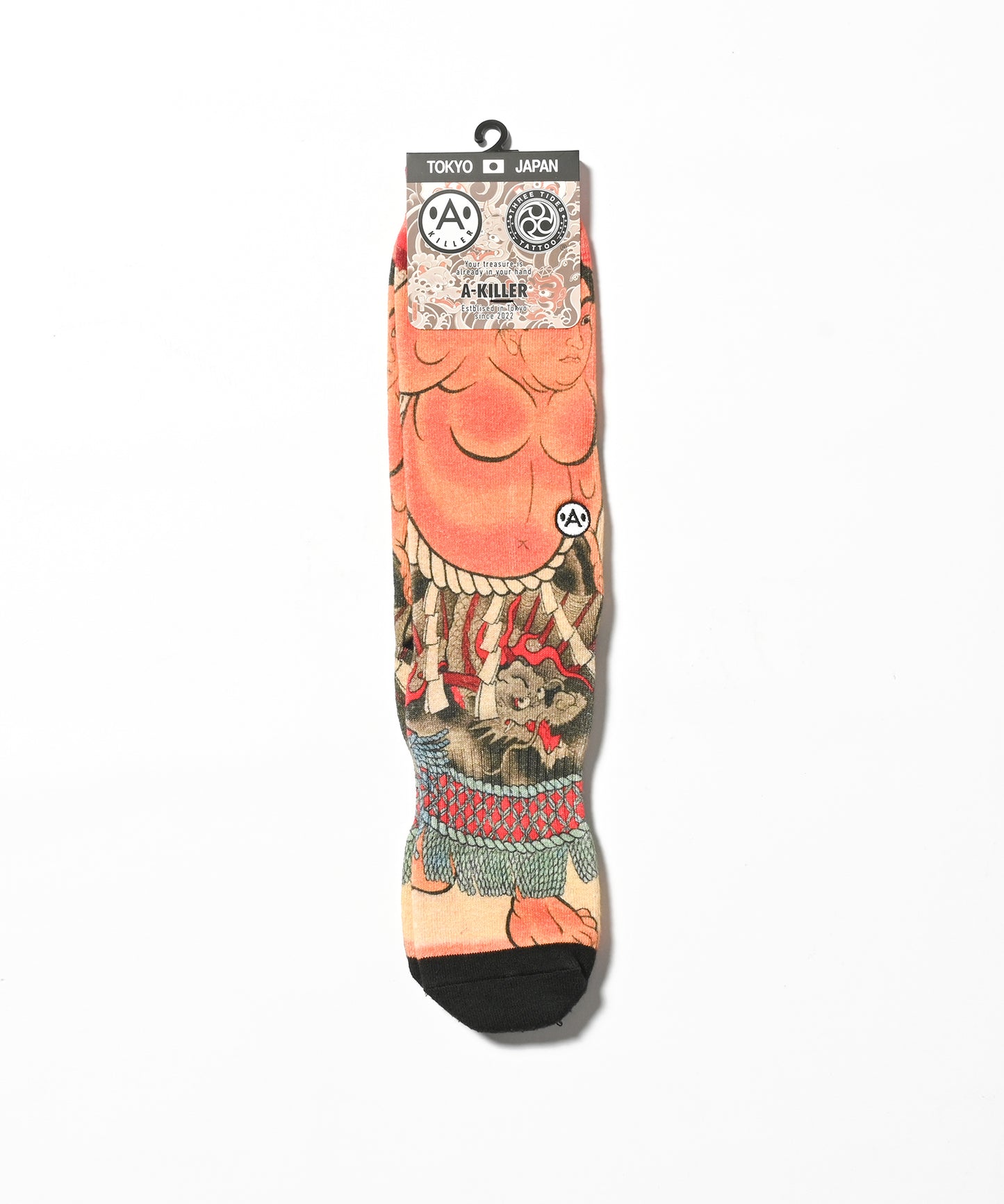 A-KILLER × THREE TIDES TATTOO × GRAPPLER BAKI SOCKS 野見宿禰 bkakttt-012
