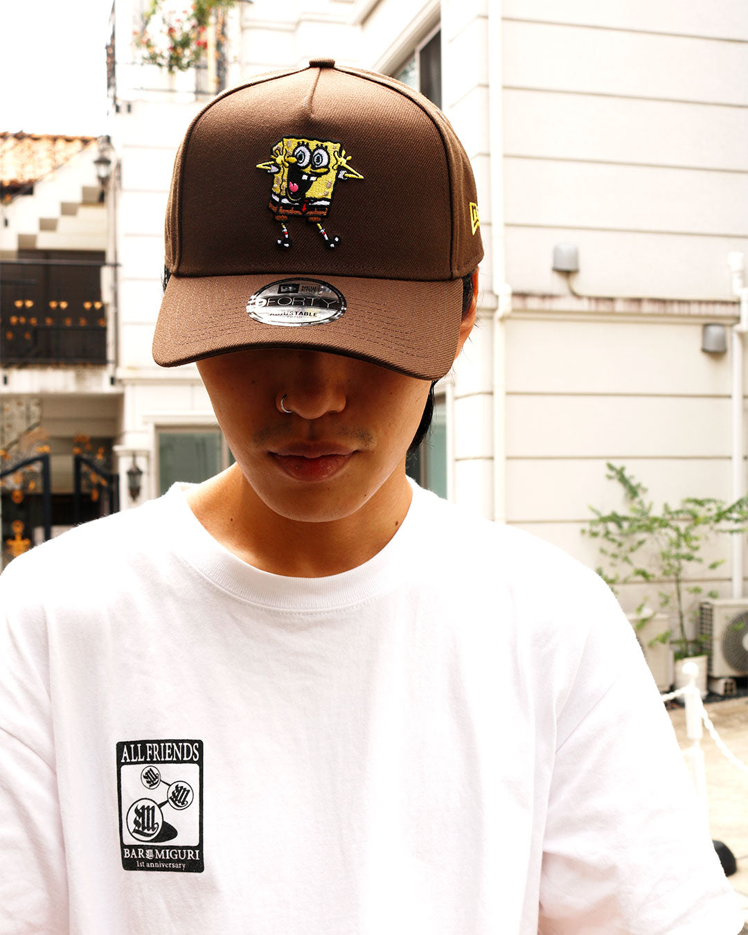 New Era × Nickelodeon - SpongeBob 9FORTY A-FRAME Walnut【70980071】