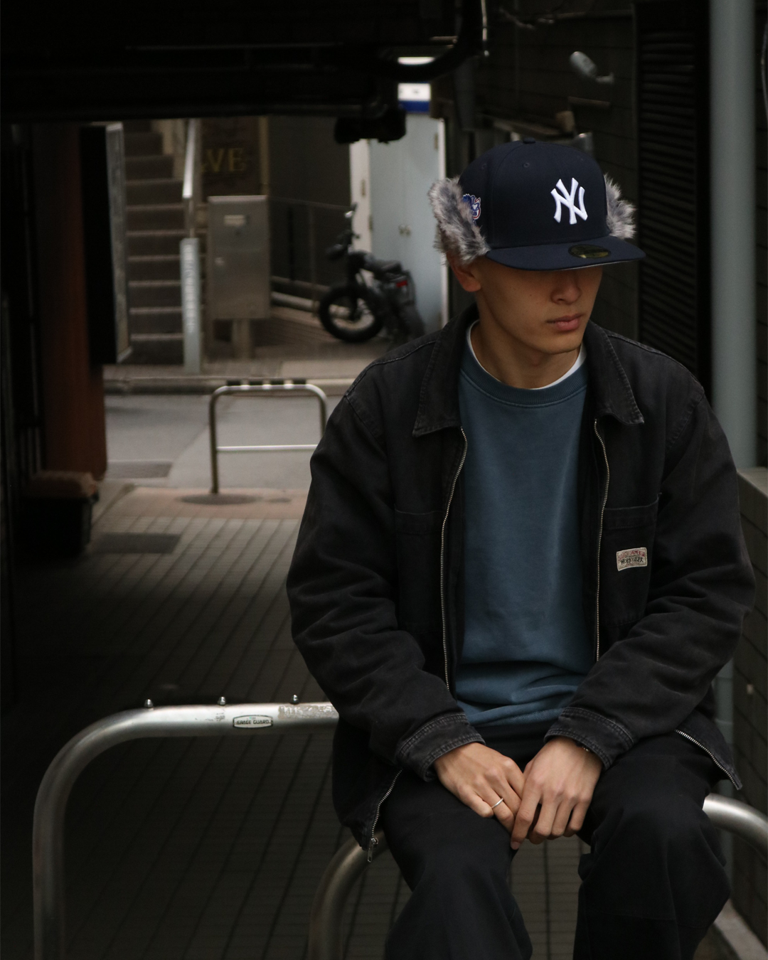 NEW ERA - NEW YORK YANKEES CO 59FIFTY FLIP DOWN BLACK 【14877344】