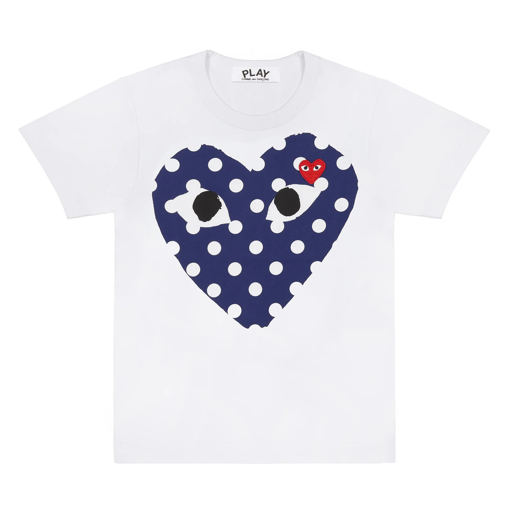 PLAY Comme des Garçons L/S-T ドット柄 PLAY CDG POLKDOT HEART T-SHIRT プレイ コム デ ギャルソン