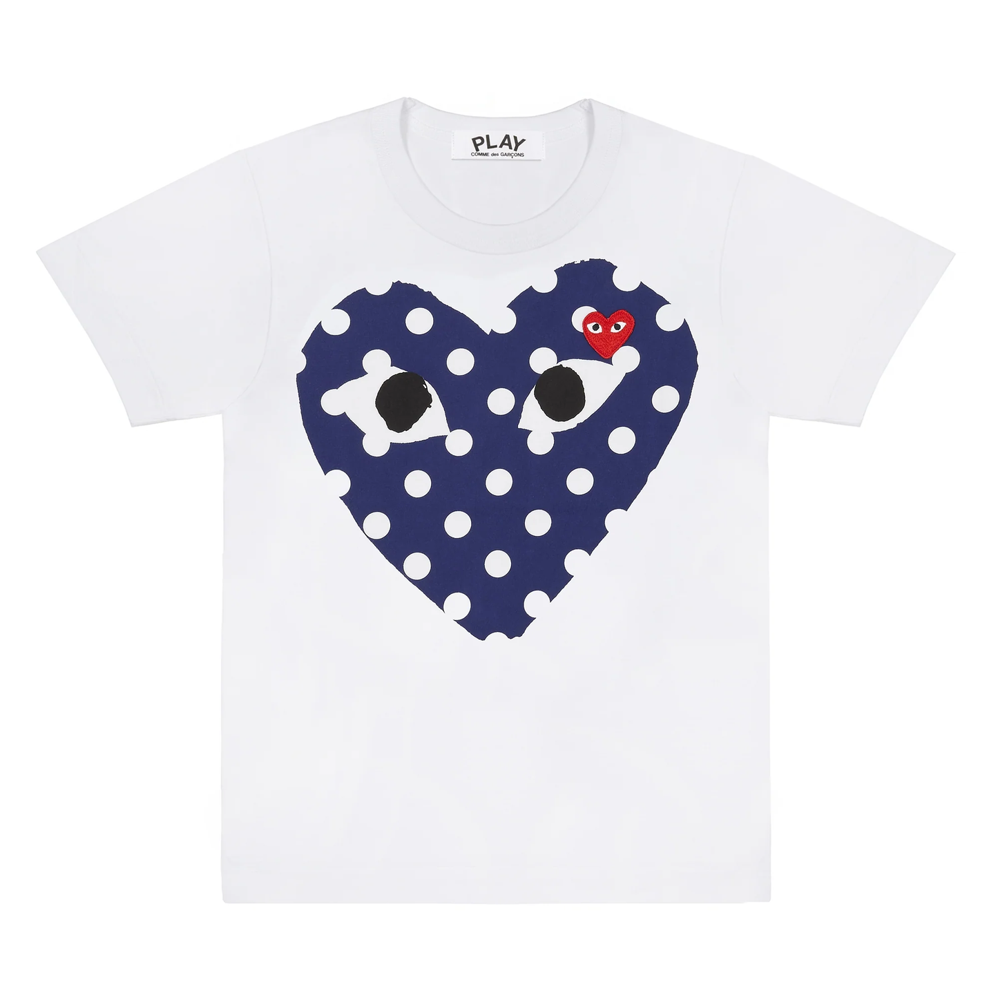 PLAY CDG POLKDOT HEART T-SHIRT プレイ コム デ ギャルソン ポルカドット ハート Tシャツ【 AX-T234-051】