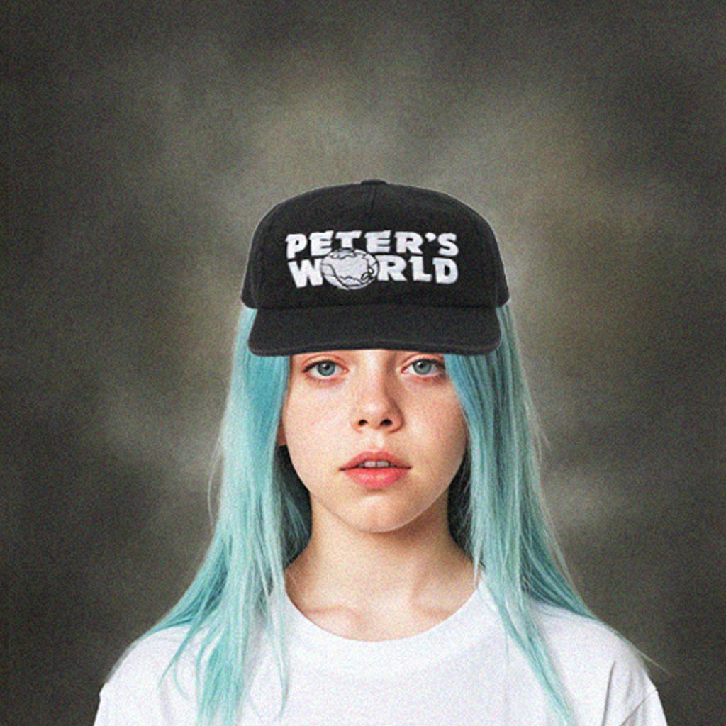 MY NAME IS PETER - 5-PANEL PETER'S WORLD CAP BLACK