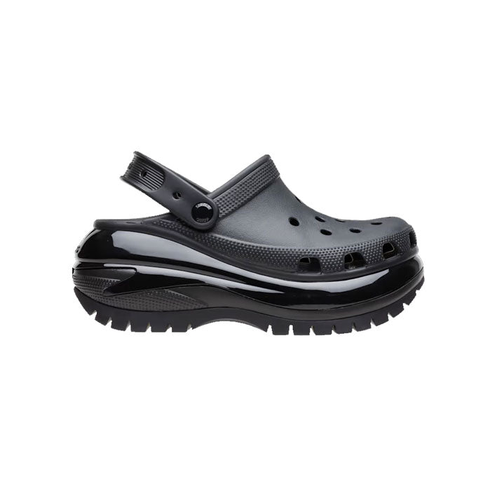 crocs - MENS WMNS Mega Crush Clog BLACK【207988-001】