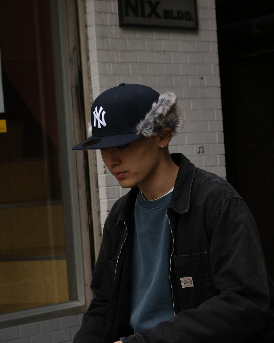 NEW ERA - NEW YORK YANKEES CO 59FIFTY FLIP DOWN NAVY 【14877343】