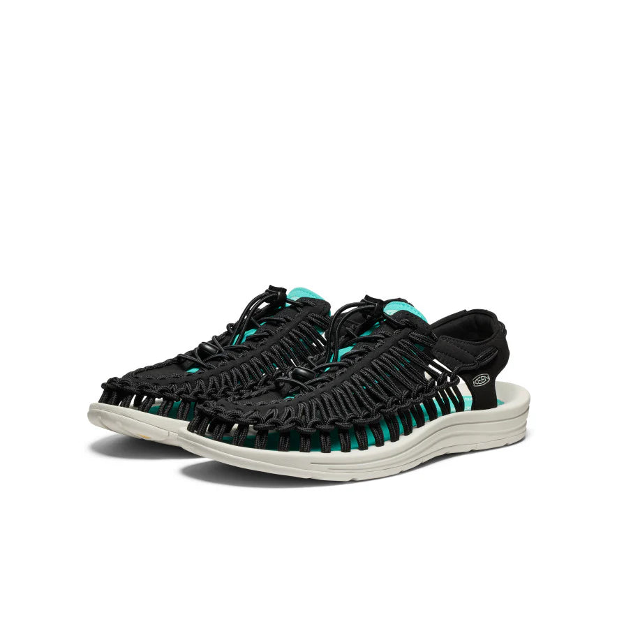 KEEN - MENS UNEEK BLACK/BRIGHT AQUA 1030571