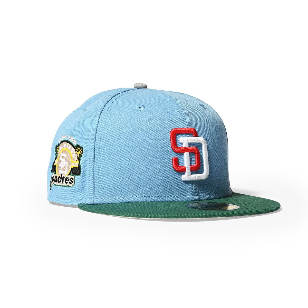NEW ERA - San Diego Padres CO STADIUM 59FIFTY SKY BLUE/GREEN【70874419】