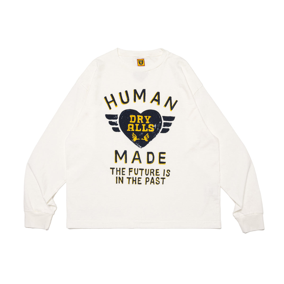 HUMAN MADE ヒューマンメイド GRAPHIC L/S T-SHIRT WHITE グラフィック 長袖Tシャツ ホワイト【HM28CS034】