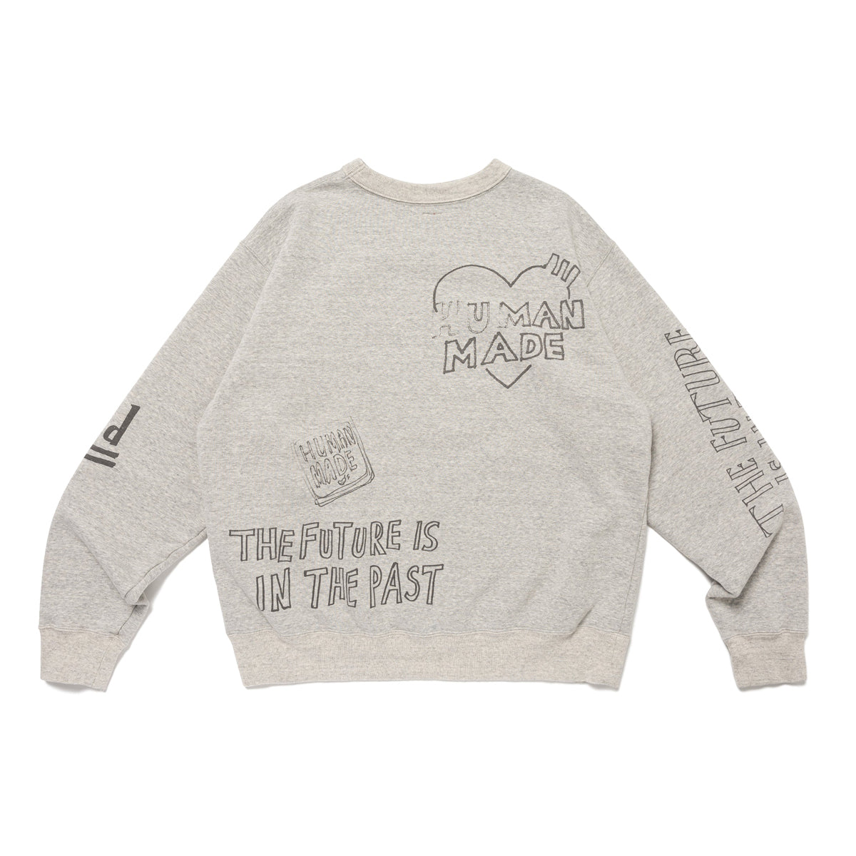 HUMAN MADE ヒューマンメイド GRAFFITI SWEATSHIRT GRAY グラフィティ スウェットシャツ グレー【HM28CS022】