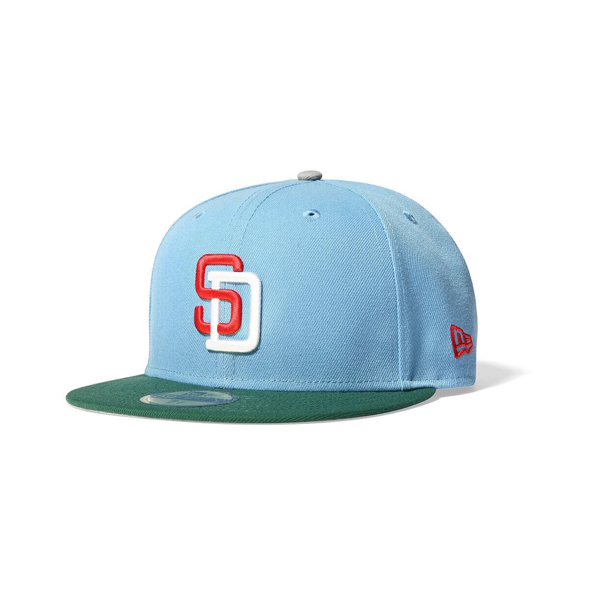 NEW ERA - San Diego Padres CO STADIUM 59FIFTY SKY BLUE/GREEN【70874419】