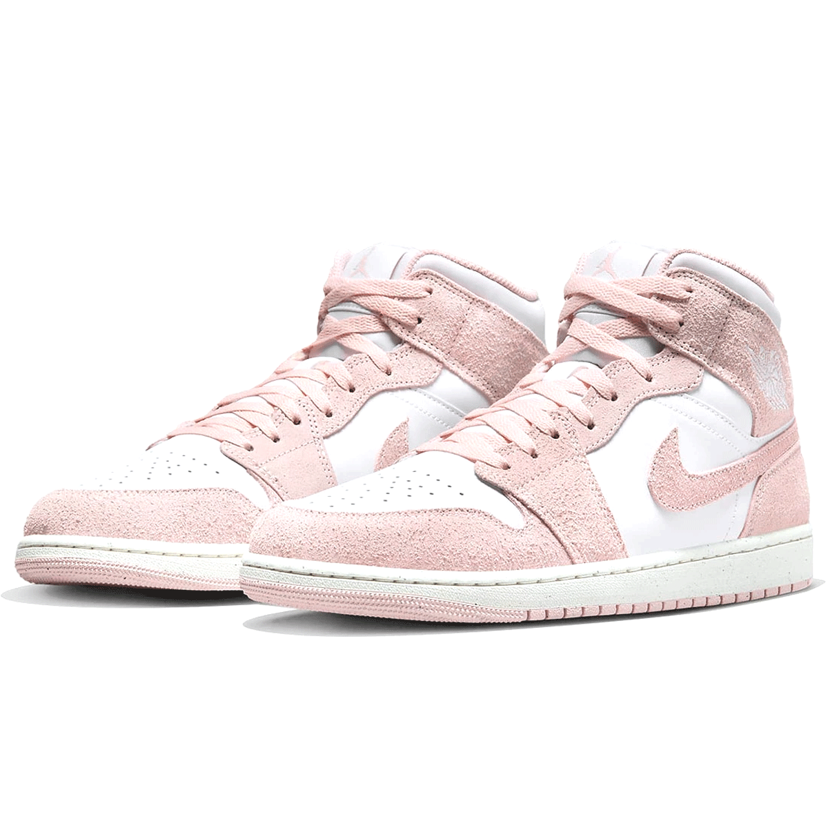 NIKE - MENS AIR JORDAN 1 MID SE WHITE PINK ナイキ エアージョーダン 1 ミッド SE ホワイト ピンク【fn5215-161】