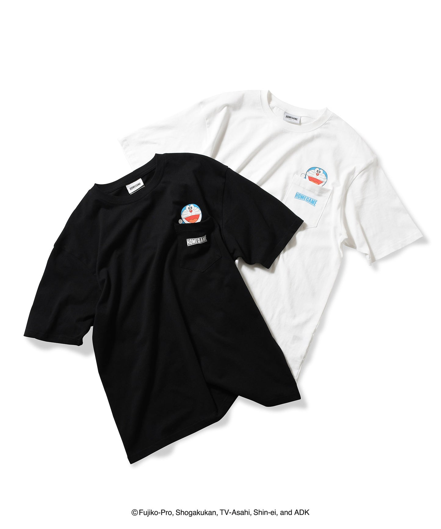HOMEGAME|ドラえもん - DORAEMON POCKET TEE WHITE【HG2501114】