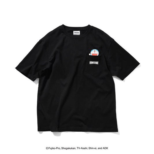 HOMEGAME|ドラえもん - DORAEMON POCKET TEE BLACK【HG2501114】