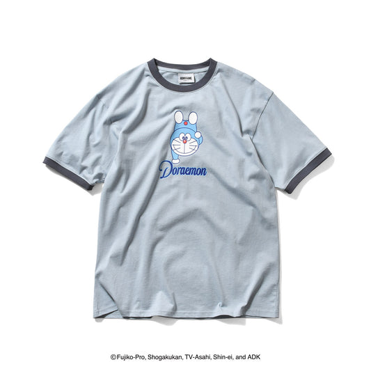HOMEGAME|ドラえもん - DORAEMON RINGER TEE LIGHT BLUE【HG2501110】