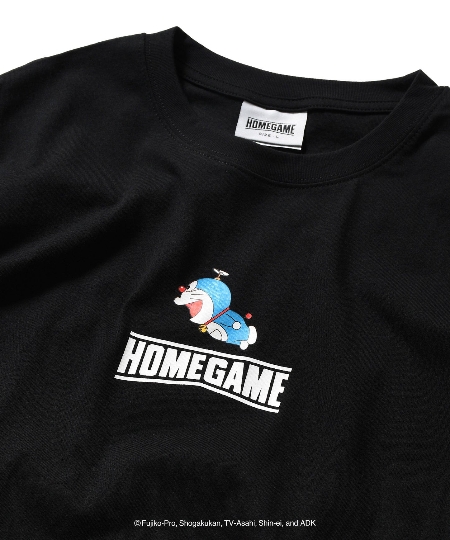 HOMEGAME|ドラえもん - DORAEMON HOPTER TEE BLACK【HG2501113】