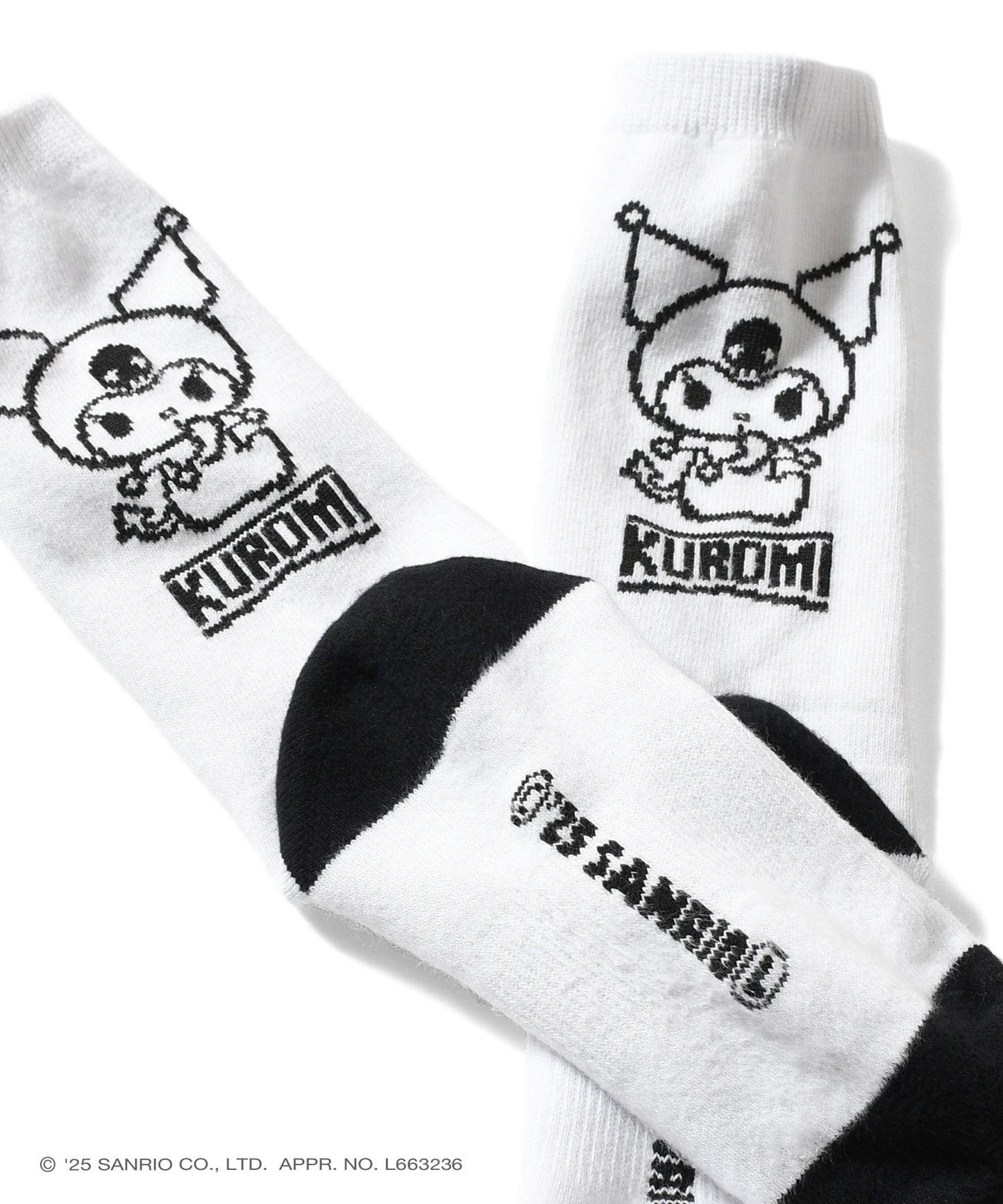 サンリオキャラクターズ×HOMEGAME - KUROMI HOMEGAME SOCKS【HG251708】