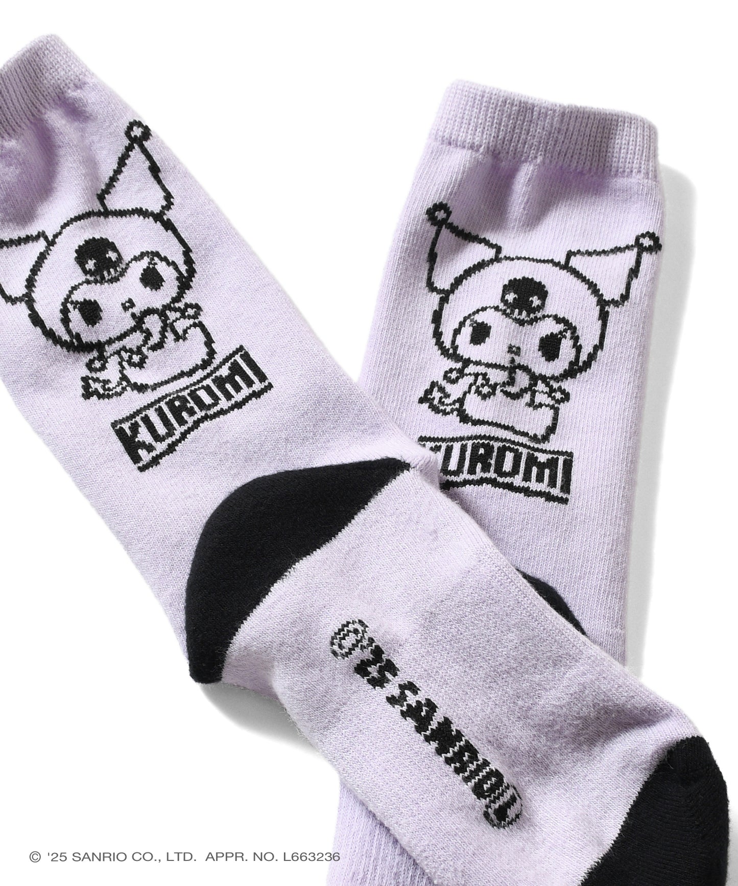 サンリオキャラクターズ×HOMEGAME - KUROMI HOMEGAME SOCKS【HG251707】