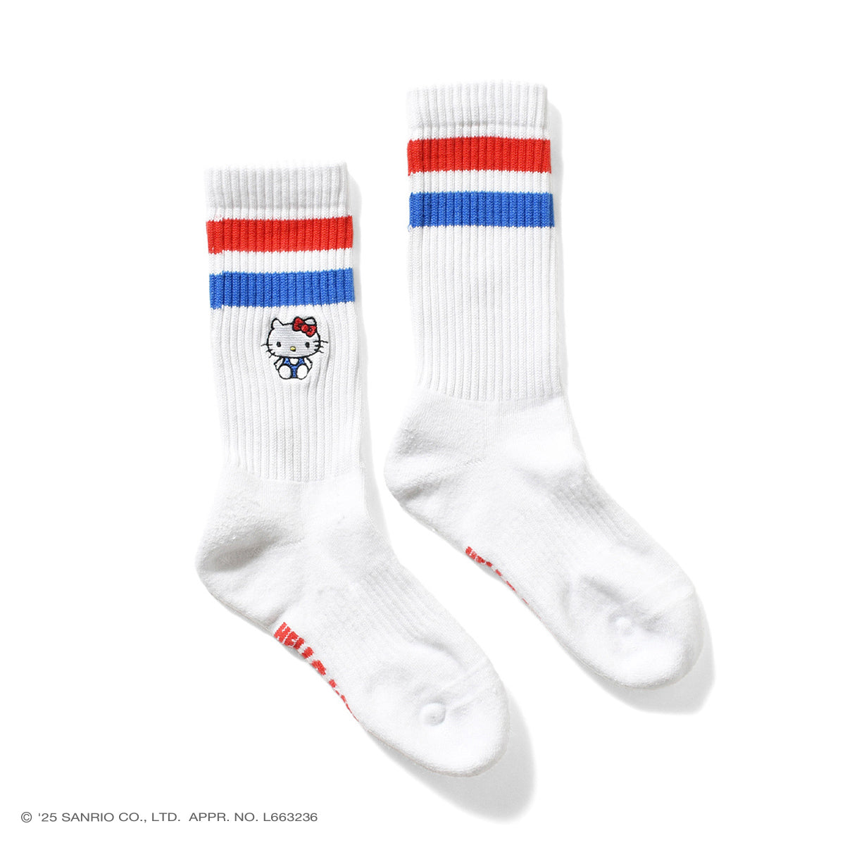 サンリオキャラクターズ×HOMEGAME - HELLO KITTY LINE SOCKS【HG251710