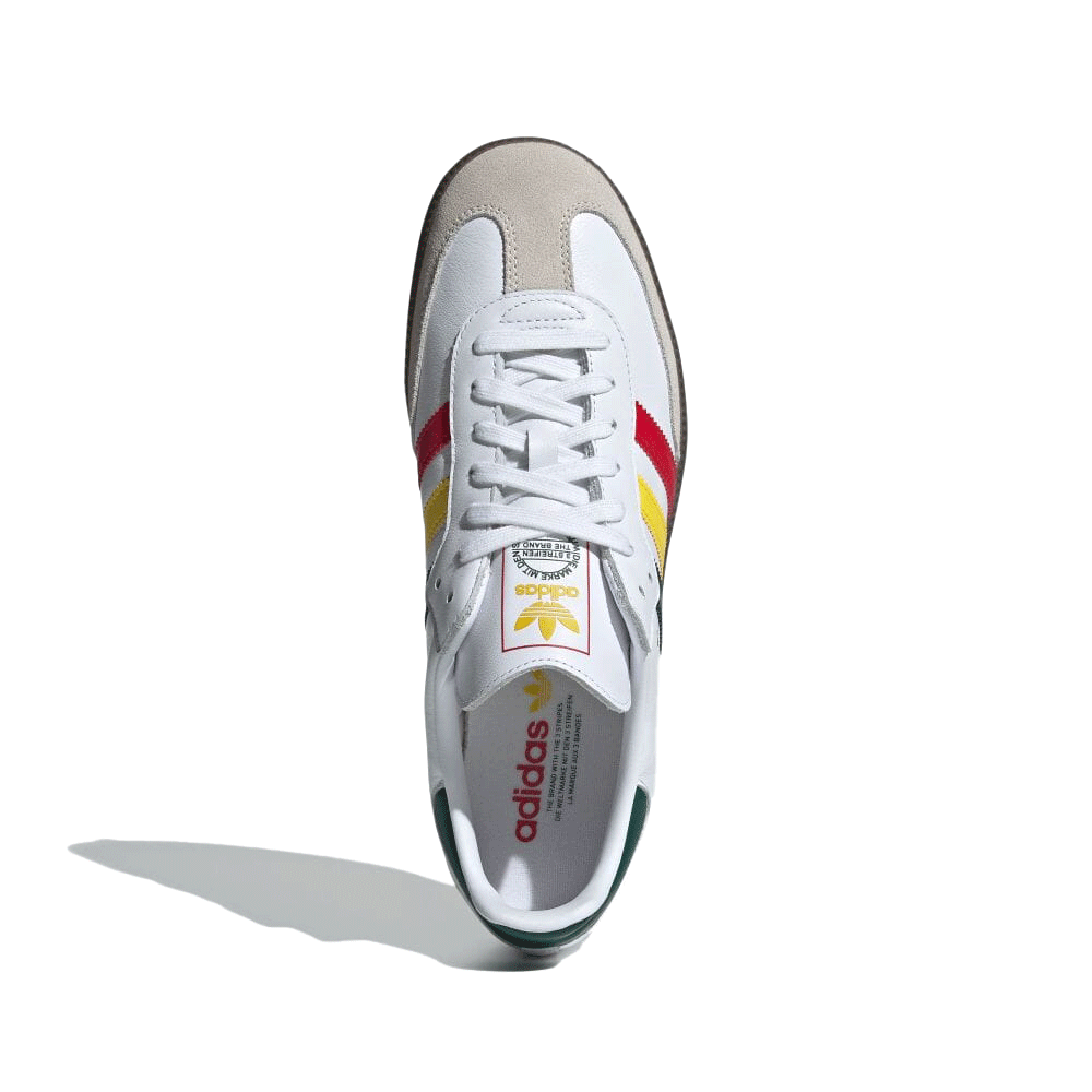 Adidas サンバ OG / Samba OG W / WHITE フットウェアホワイト/イエロー/カレッジグリーン【IH3118】