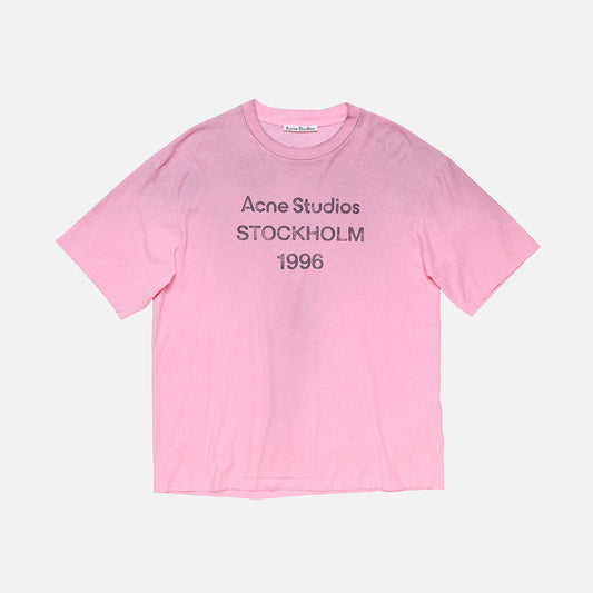 Acne Studios - LOGO T-SHIRTS Cotton Candy Pink 【FN-UX-TSHI000013】
