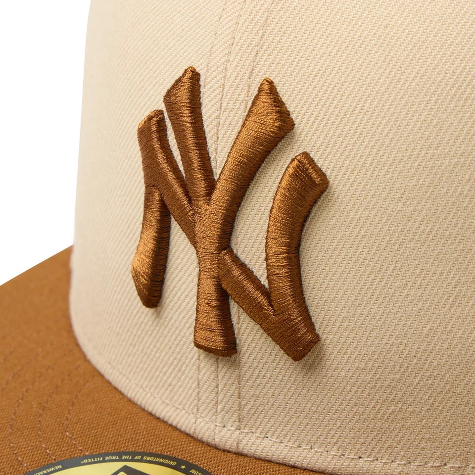 NEW ERA - 59FIFTY POWERED BY GORO NEW YORK YANKEES OAT MILK / TIRAMISU【15175514】