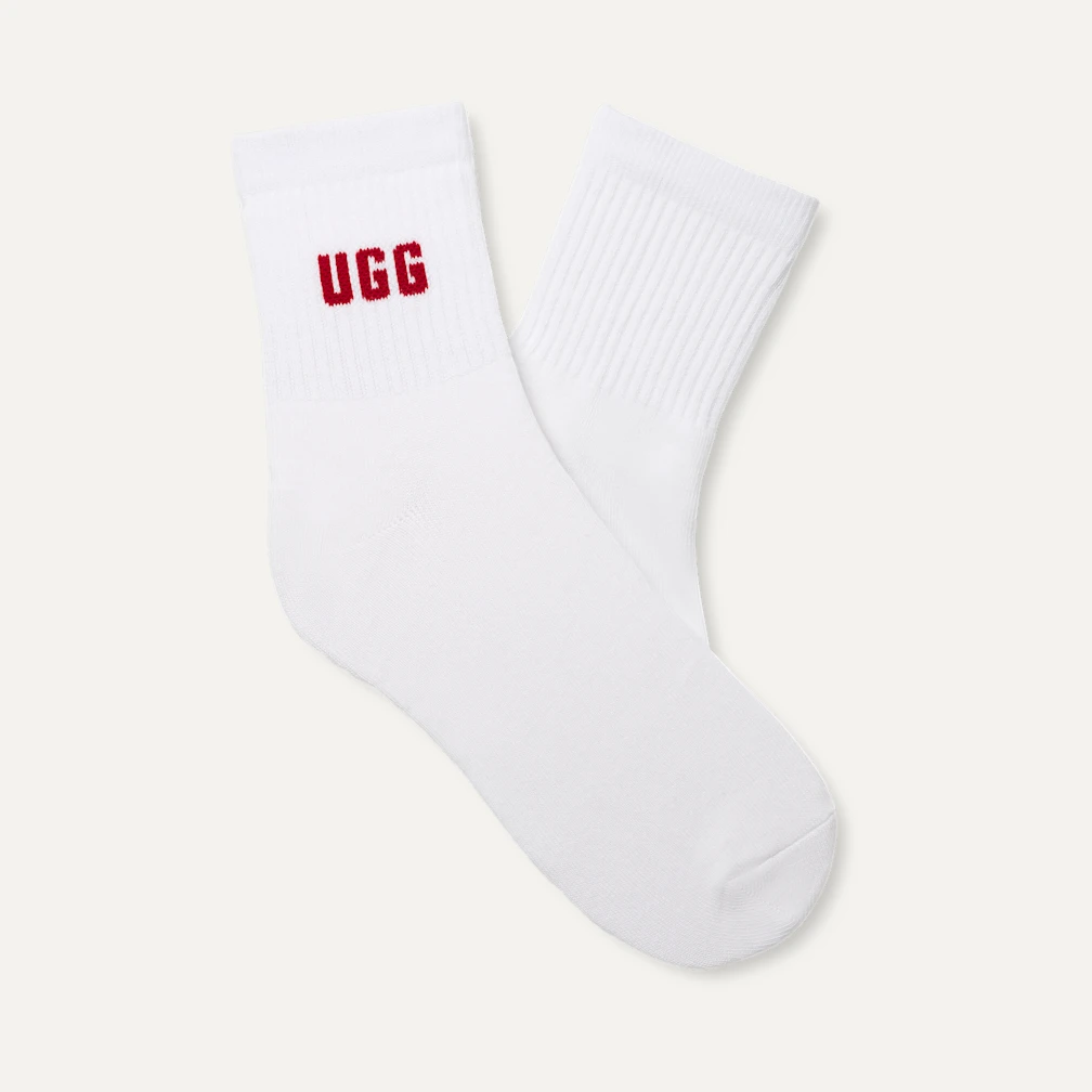 UGG - W QUINLIN LOGO QUARTER 2 PACK【1171623-RSF】