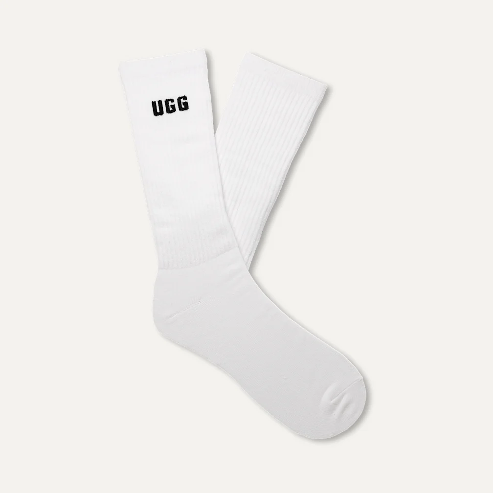 UGG - M LEANDER LOGO CREW 2 PACK【1172201-WBLC】