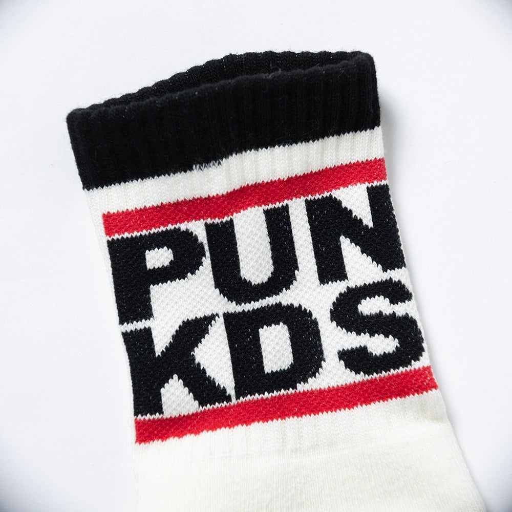 PUNK DRUNKERS - PUNKDS靴下 WHITE【PDS-25123】