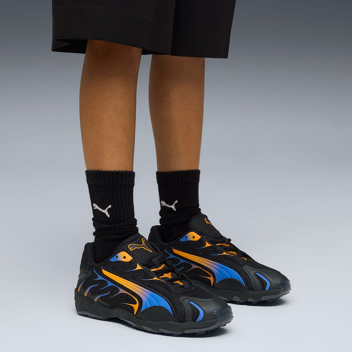 PUMA - Inhale BLACK/ORANGE GLO 【401560-15】
