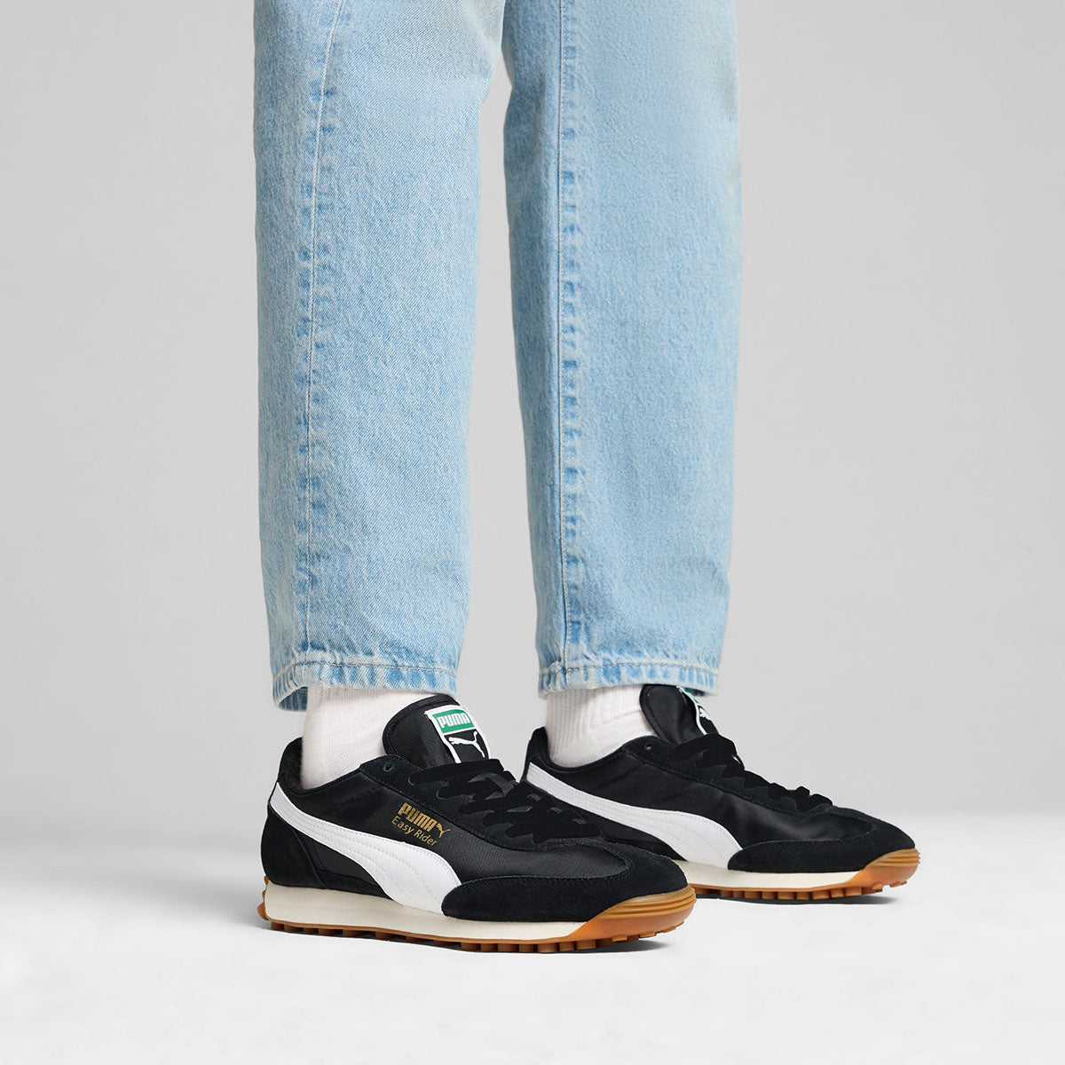 PUMA - UNISEX EASY RIDER VINTAGE BLACK/WHITE【399028-10】