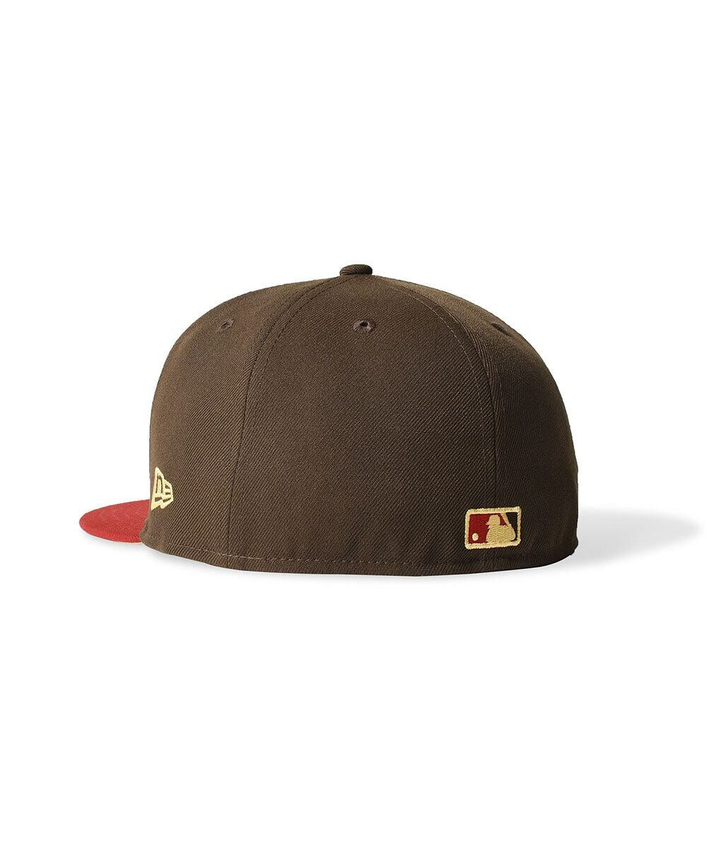 NEW ERA - Los Angeles Dodgers CO CITY CONNECT 59FIFTY WALNUT/HYPER RED【70978203】