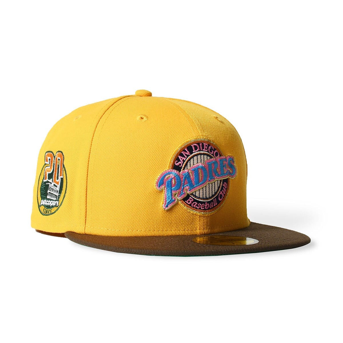 New Era - San Diego Padres CO 59FIFTY 20th PETCO Park A.Gold/Walnut【14877345】