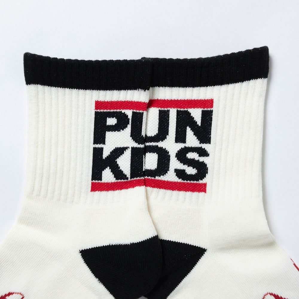 PUNK DRUNKERS - PUNKDS靴下 WHITE【PDS-25123】