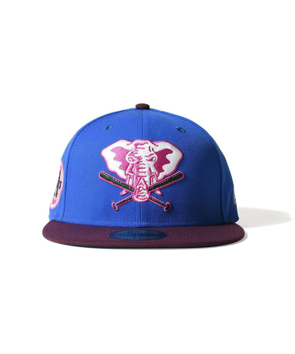 NEW ERA - Oakland Athletics CO 1973 WS 59FIFTY CALMING BLUE/PALM【70982643】