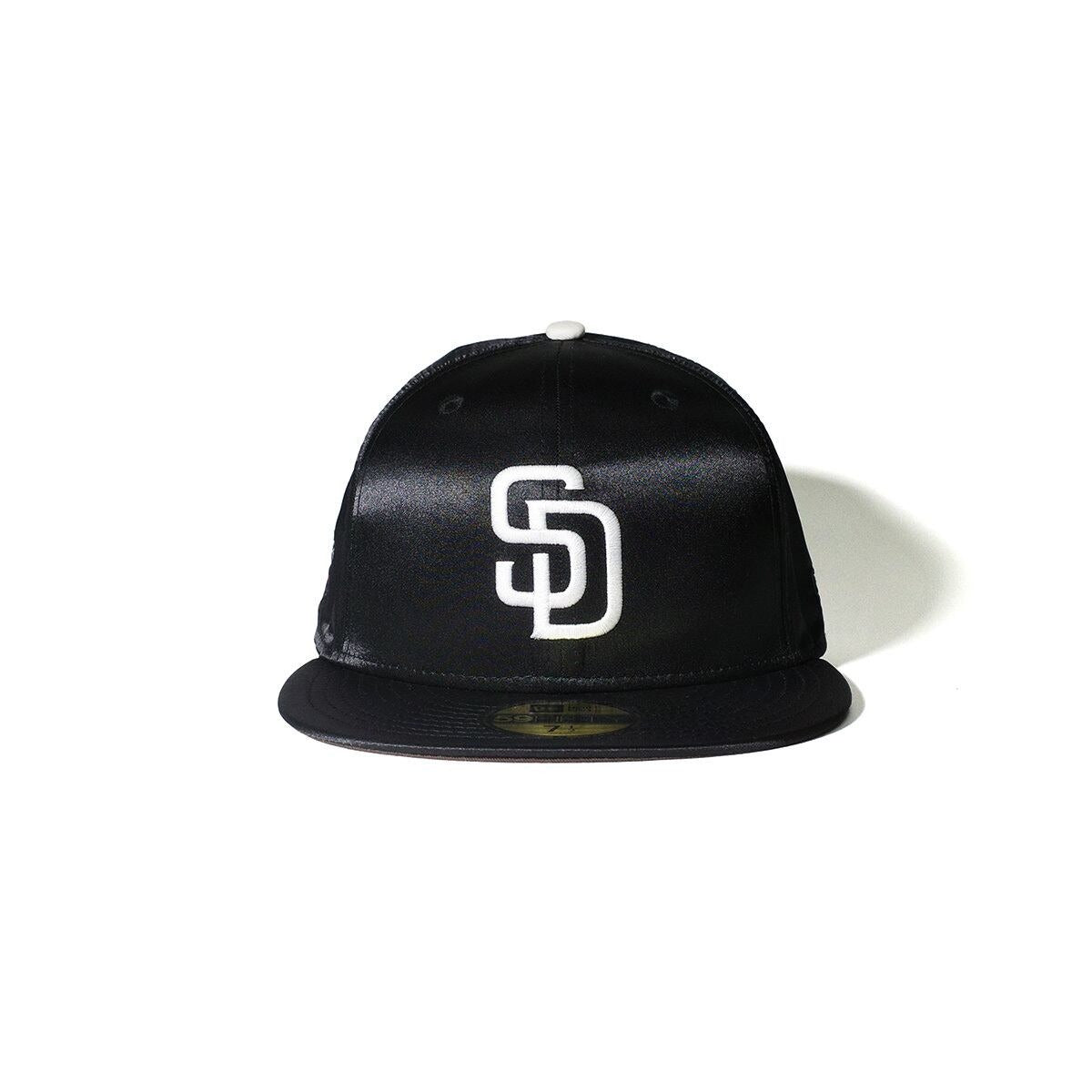 NEW ERA - SAN DIEGO PADRES CO 59FIFTY SATIN BLACK 【14877345】