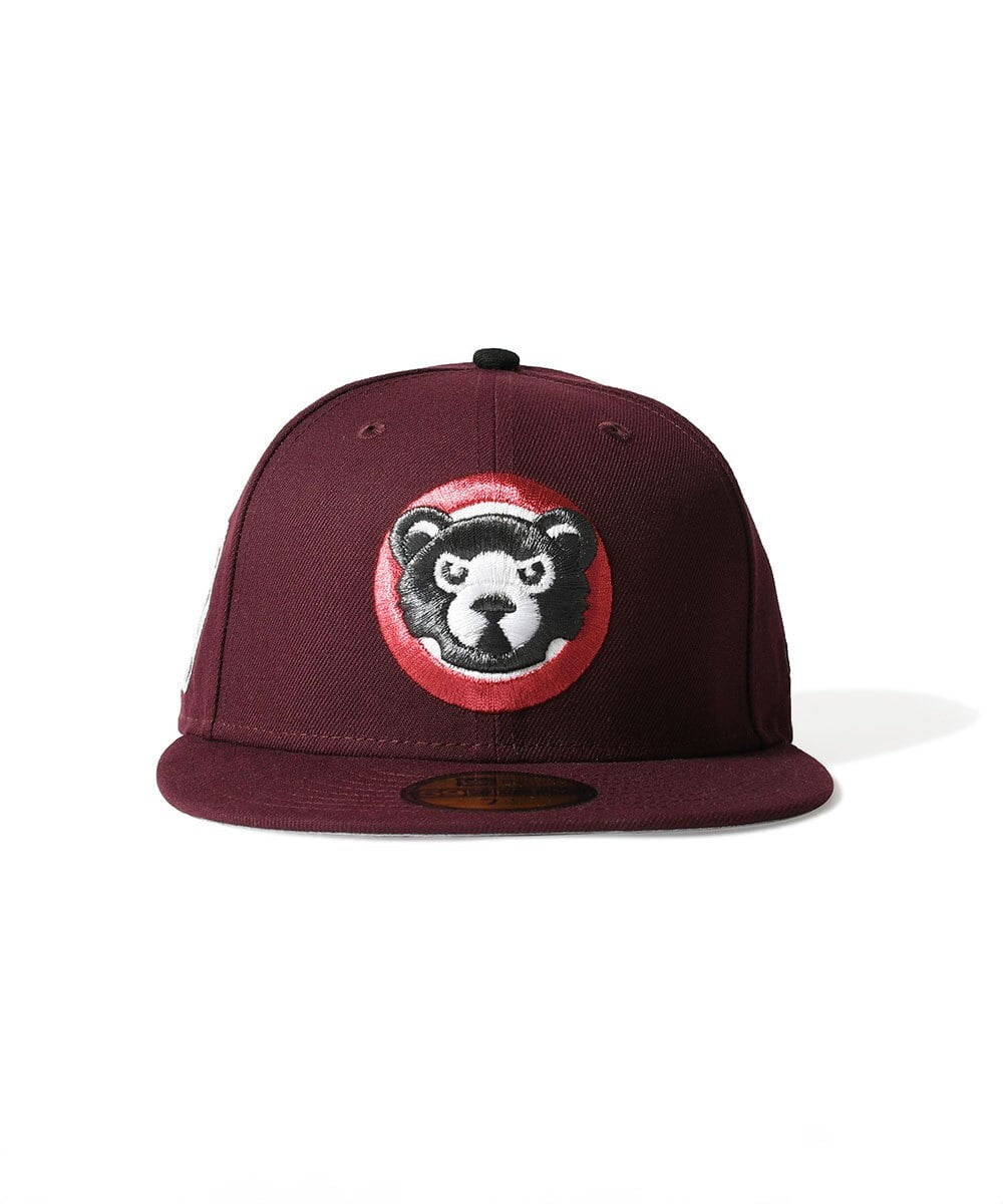 NEW ERA - Chicago Cubs CO BE ALERT FOR FOUL BALLS 59FIFTY MAROON【70982727】
