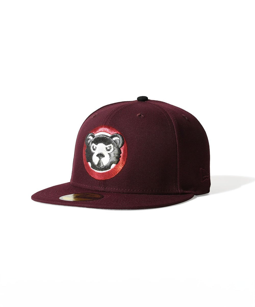 NEW ERA - Chicago Cubs CO BE ALERT FOR FOUL BALLS 59FIFTY MAROON【70982727】