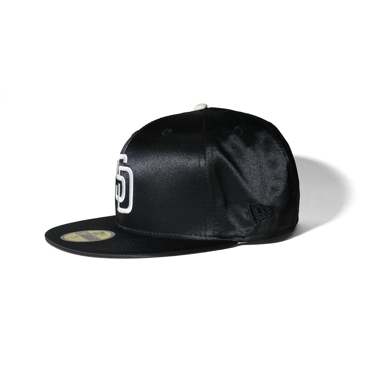 NEW ERA - SAN DIEGO PADRES CO 59FIFTY SATIN BLACK 【14877345】
