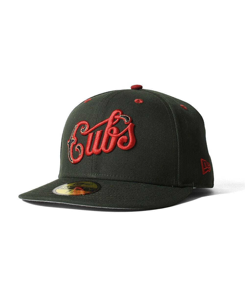 NEW ERA - CHICAGO CUBS CO WRIGLEY FIELD 59FIFTY DARK SEAWEED【70978313】