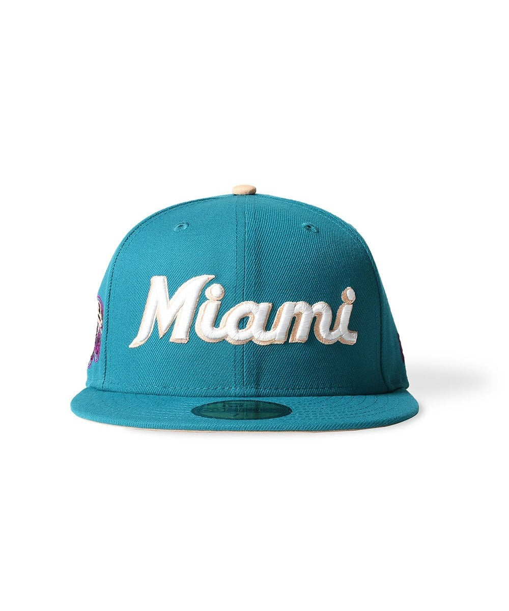 NEW ERA - Miami Marlins CO MARLINS PARK 2012 59FIFTY TITLEWAVE【70978306】