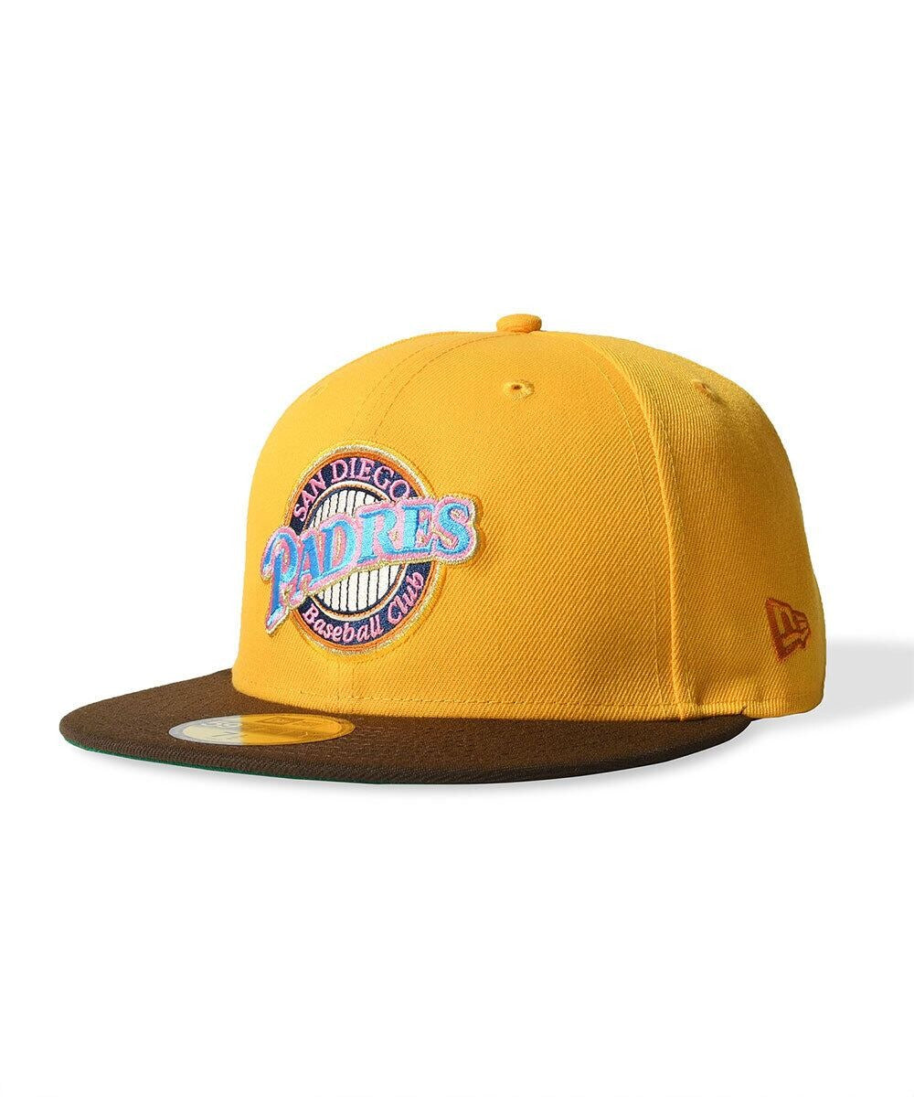 New Era - San Diego Padres CO 59FIFTY 20th PETCO Park A.Gold/Walnut【14877345】