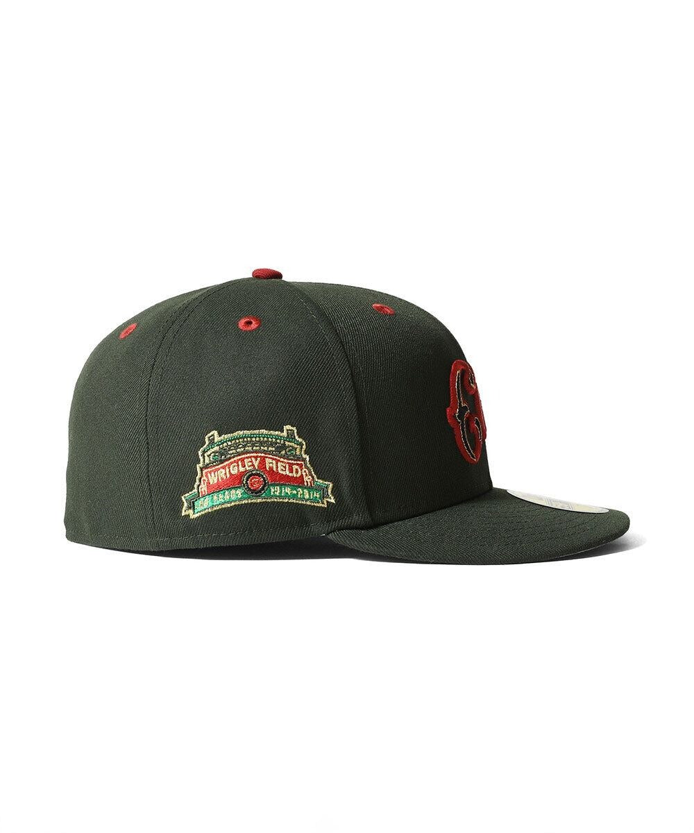 NEW ERA - CHICAGO CUBS CO WRIGLEY FIELD 59FIFTY DARK SEAWEED【70978313】