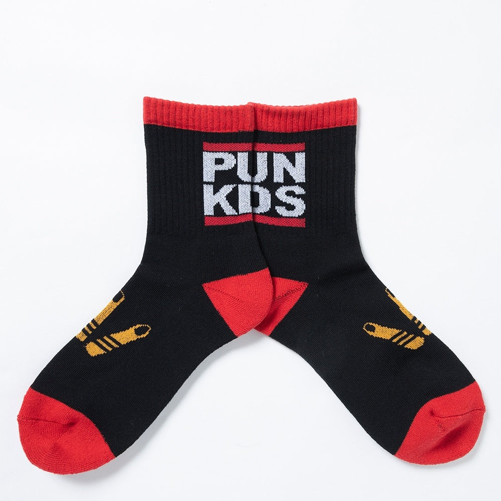 PUNK DRUNKERS - PUNKDS靴下 BLACK【PDS-25123】
