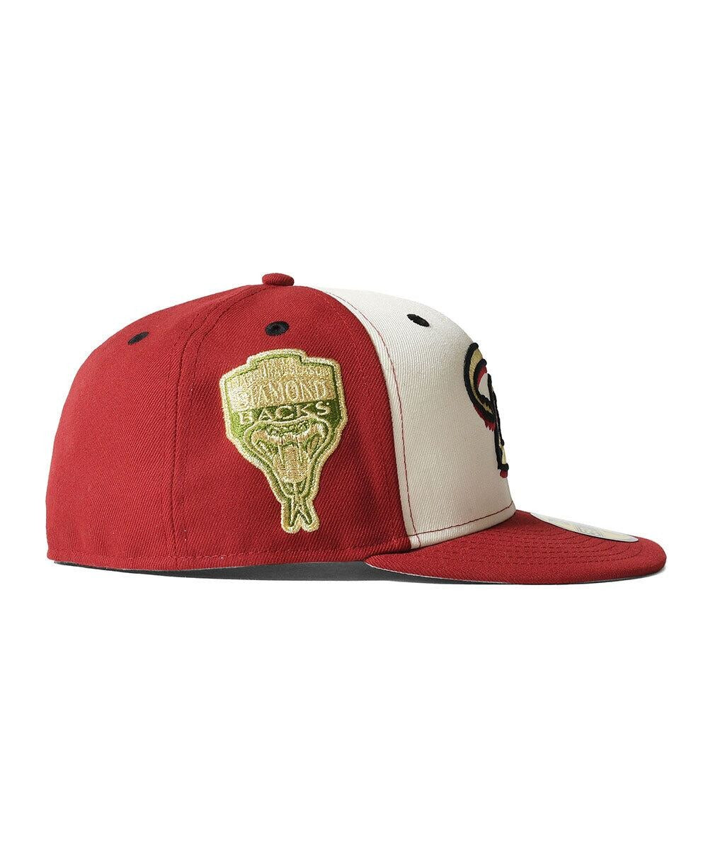 NEW ERA - ARIZONA DIAMONDBACKS CO 1998 IS 59FIFTY CHROME/BRICK RED【70978314】