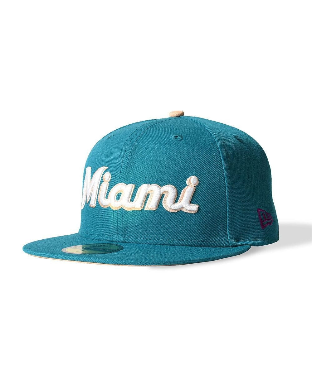 NEW ERA - Miami Marlins CO MARLINS PARK 2012 59FIFTY TITLEWAVE【70978306】